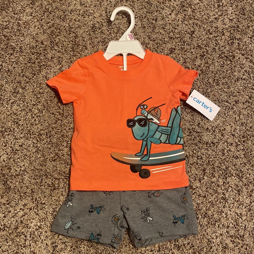 🐜🐛🐞NWT Carter’s Two Piece Outfit 🐜🐛🐞